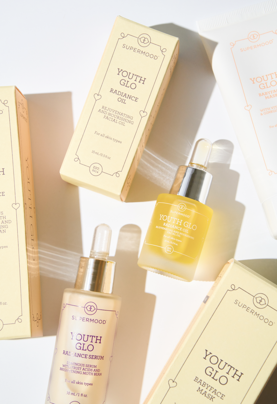 Supermood Youth Glo skincare product composition